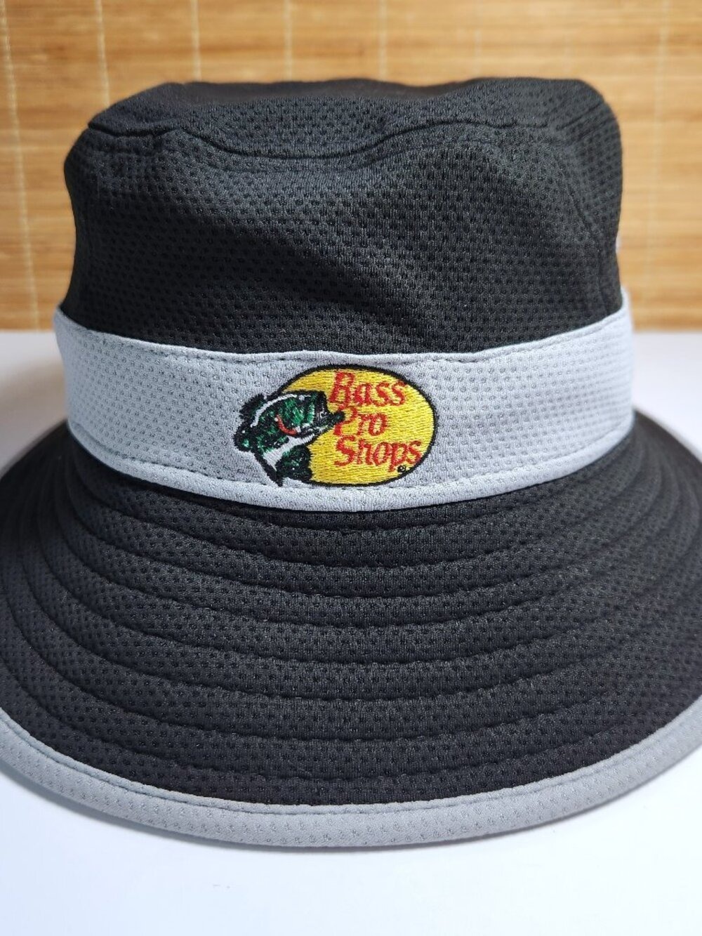 New Era Bass Pro Shops Tony Stewart 14 NASCAR Bucket Hat Black Grey OSFM